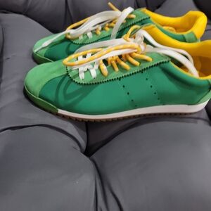 Puma Green and Yellow Sneakers